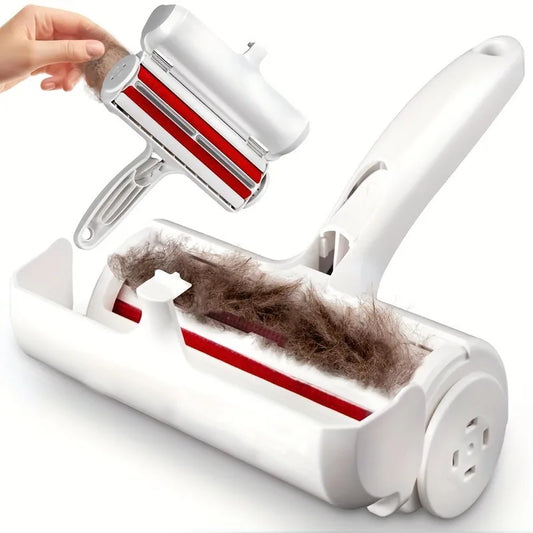 Pet Hair Remover Roller – Washable Lint & Dog Hair Adhesive Brush – Reusable Pet Hair Removal Tool for Furniture, Clothes & Carpets