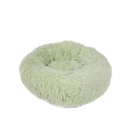 Round Pet Bed for Large Dogs & Cats – 40–90cm Super Soft Plush Donut Bed – Winter Warm Sleeping Nest for Medium & Large Dogs